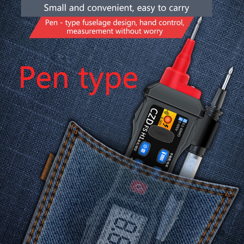 Bút Đo Điện Áp Vạn Năng 6000 Counts Tự Động Không Tiếp Xúc