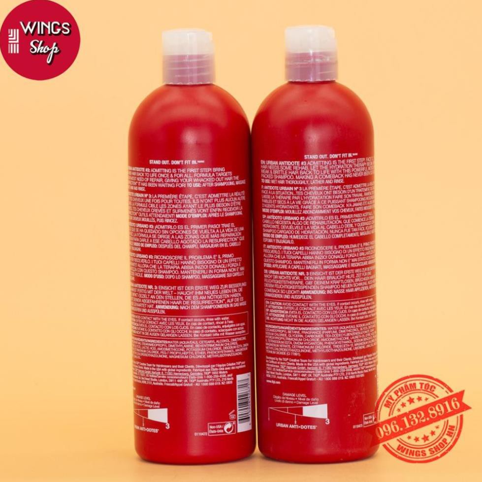 🛑Cặp Dầu Gội Xả TIGI Đỏ 750ML 🛑FreeShip🛑 Phục Hồi Tóc Khô Xơ, Hư Tổn | Hàng Chính Hãng | BigBuy360 - bigbuy360.vn