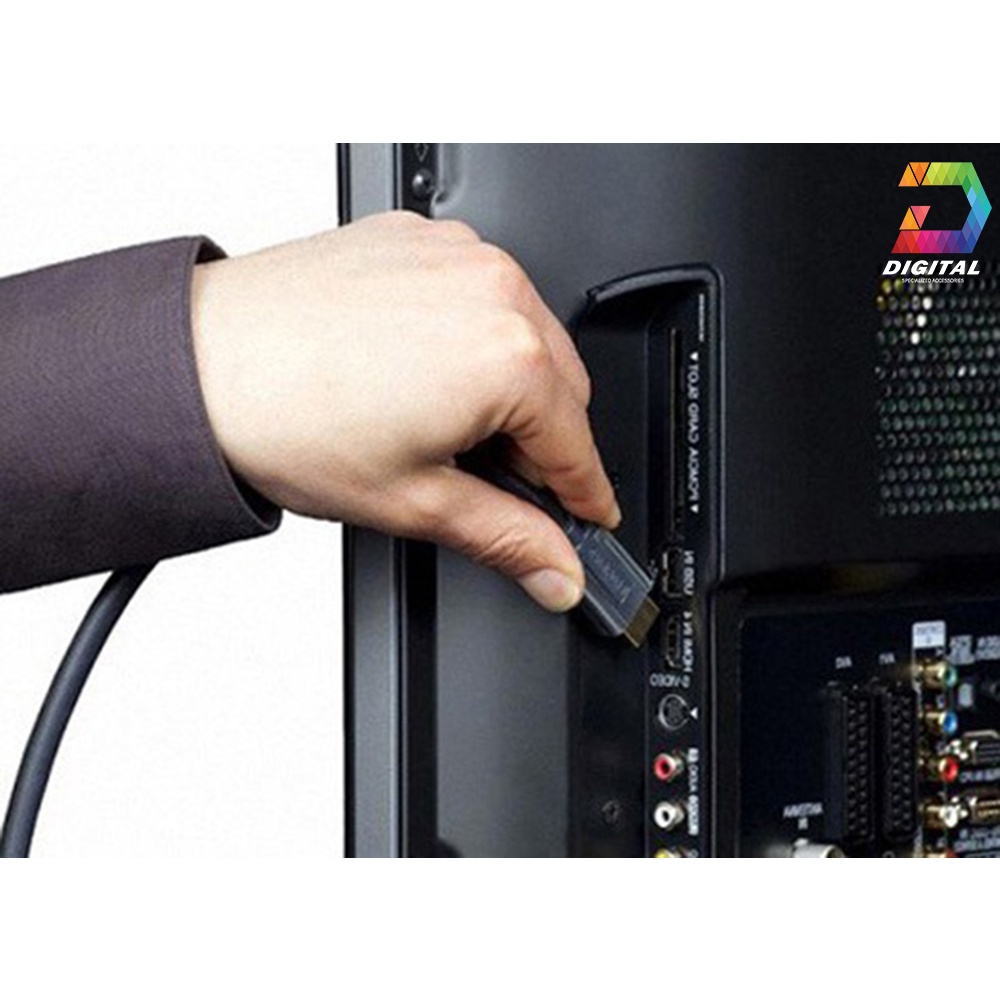 Cáp HDMI 2 Đầu Bọc Dây Dù Chống Nhiễu