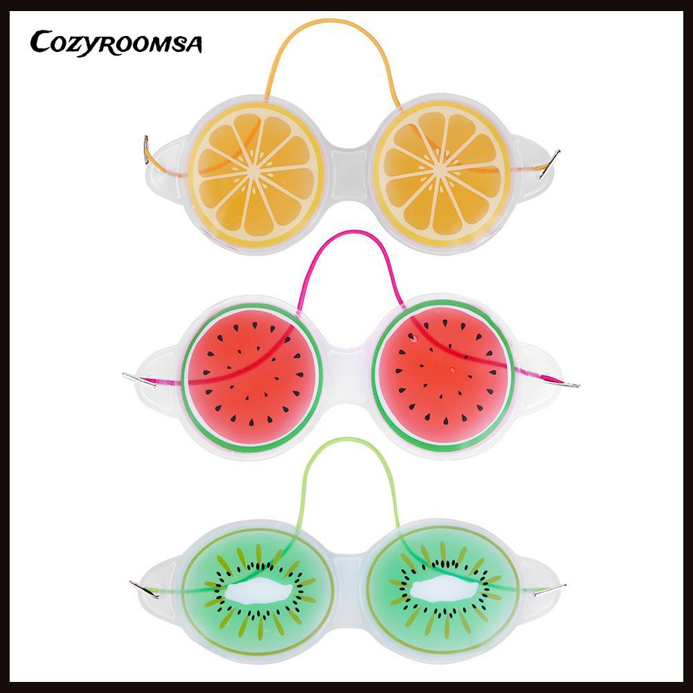 Mặt nạ bịt mắt gel mát lạnh tinh chất trái cây an toàn giúp giảm mỏi mắt xoá quầng thâm