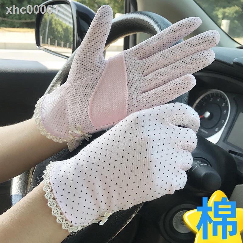 Găng tay chống nắng, tia uv chất coton siêu mỏng của Nhật, siêu bền, mát