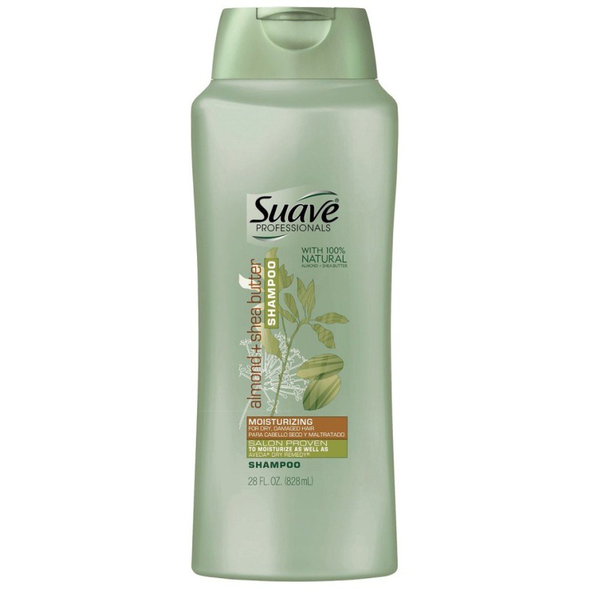 Dầu gội tinh dầu hạt dẻ Suave Professionals Conditioner, Almond +Shea Butter 828ml (Mỹ)