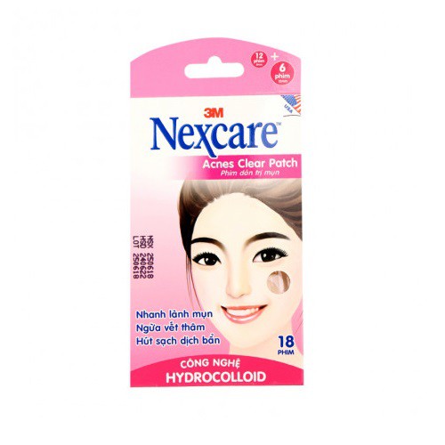 Hộp Phim dán mụn ( 1 hộp 18 miếng ) Nexcare 3M