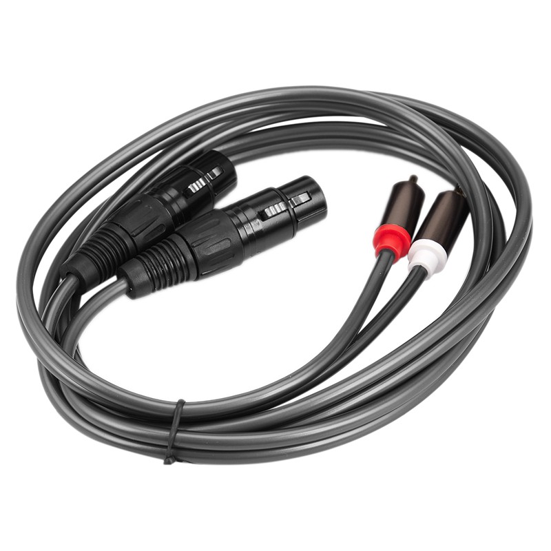 Cáp Chuyển Đổi Dual Female Xlr Sang Rca 2 Xlr Female Sang 2 Rca Male