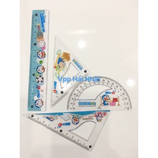 Bộ Thước Kẻ Êke Doraemon điểm 10 TP-SR09/DO combo 4 cây