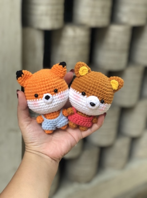 Móc khoá Thú Len handmade