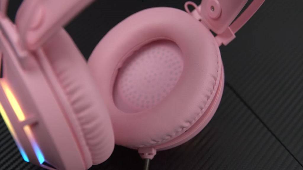 Tai nghe Gaming Dareu EH469 RGB Đen / Hồng Pink Tai mèo | BigBuy360 - bigbuy360.vn