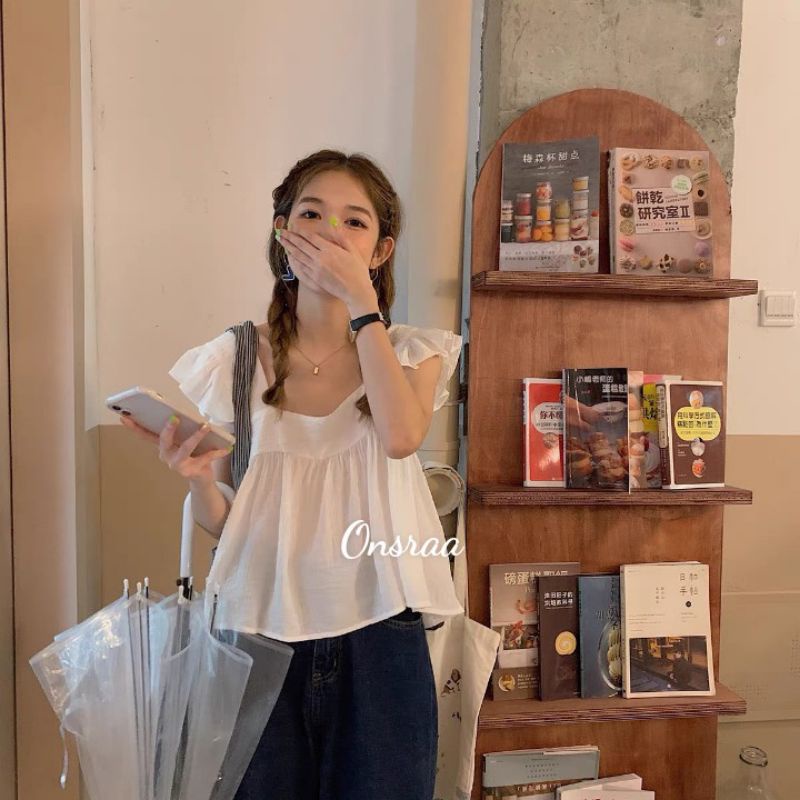 ⚡⚡⚡💯ÁO BABYDOLL ĐƠN GIẢN TAY XẾP⚡⚡⚡