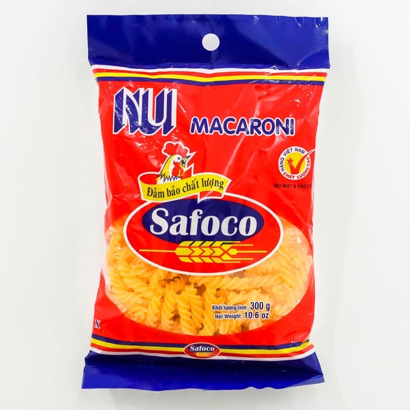 Nui xoắn Safoco 300g