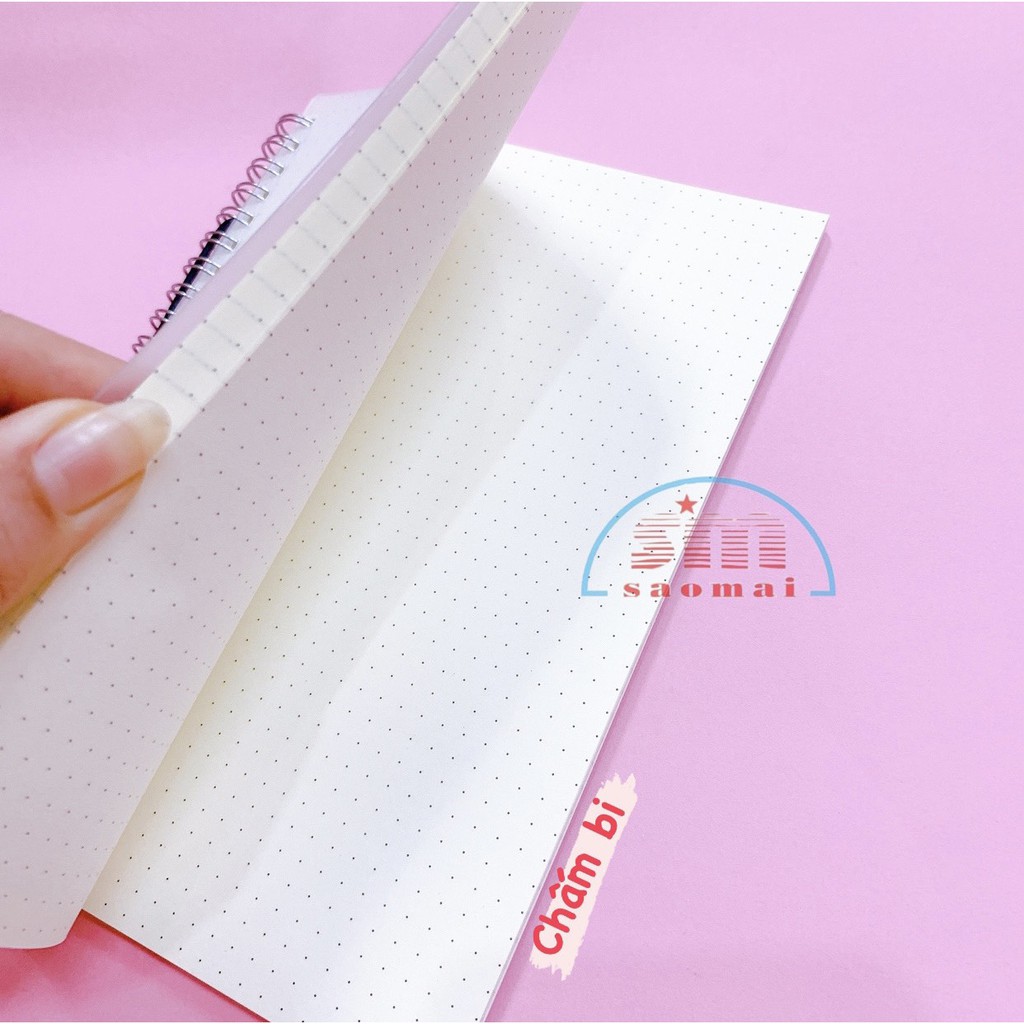 Sổ lò xo A5 25218-1 ôly/chấm/kẽ ngang - VPP Sao Mai V4040517