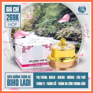 BIHO LADI SIÊU DƯỠNG THÂM 5S [COMBO 2 HỘP] CĂN BẰNG MÀU DA, SÁNG DA, KHỬ HÔI NÁCH MÔNG BẸN BIKINI (BIHO LADY - BIHOLADI)