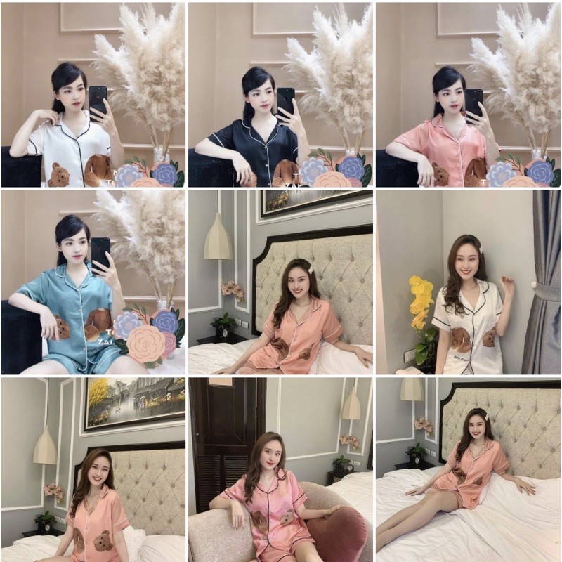 [ Mã WASTRUN4 giảm 10% tối đa 30K đơn 99K] Đồ Bộ Đùi Satin Lụa Thiết Kế | BigBuy360 - bigbuy360.vn