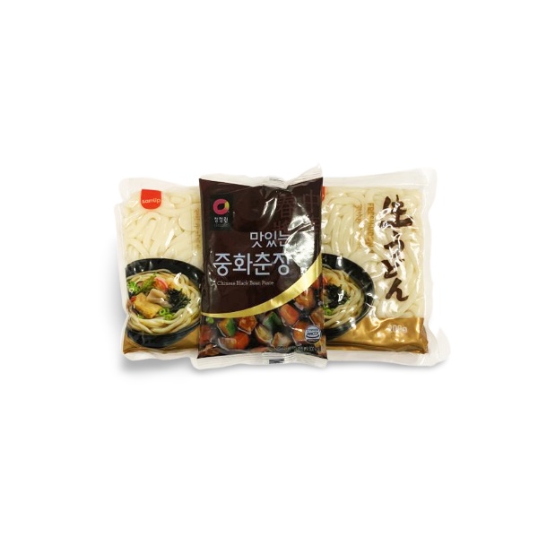 Combo 2 gói mì udon samlap + 250g sốt tương đen jajangmyeon