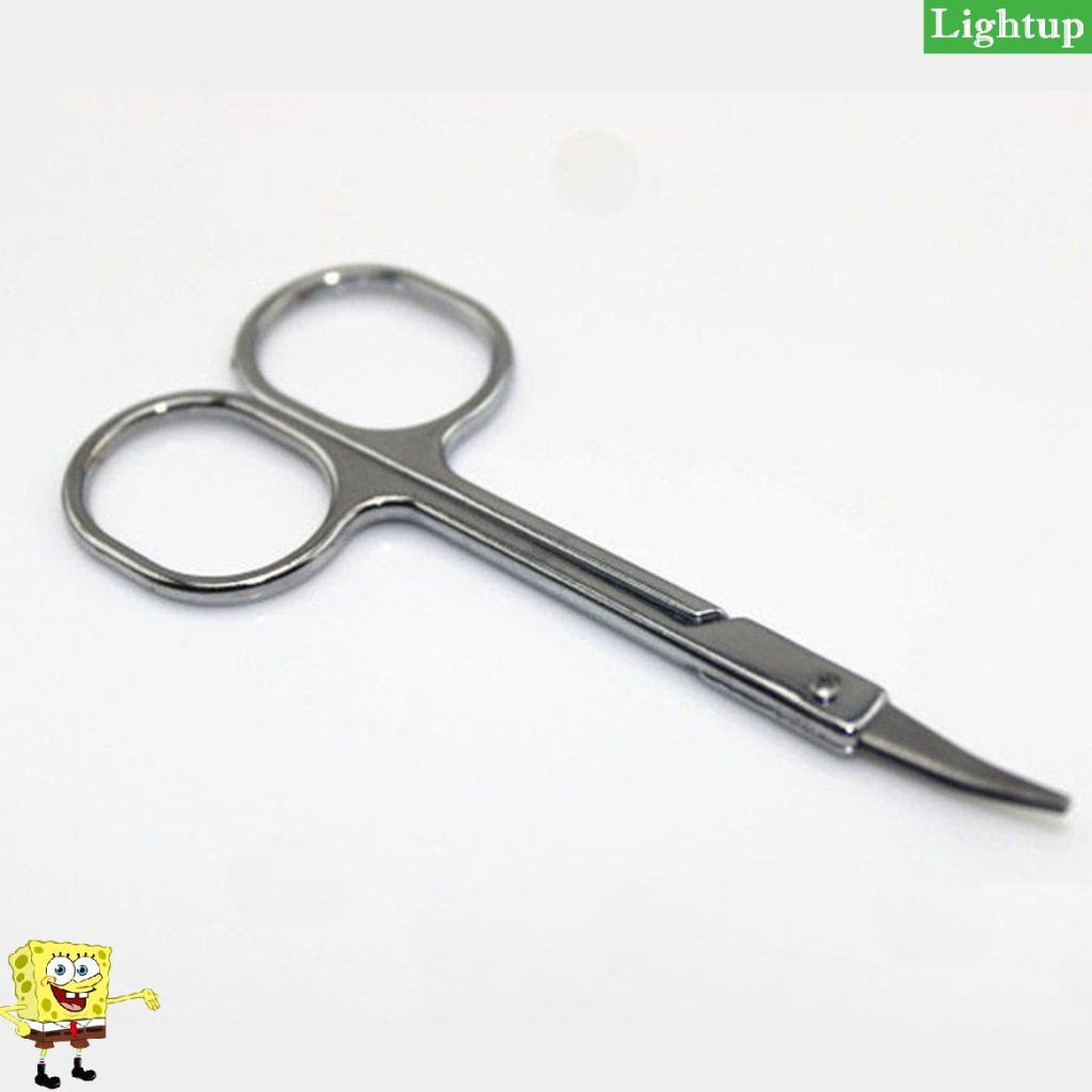 Kéo cắt tóc mũi Máy cắt lông mày nhỏ Kéo trang điểm bằng thép không gỉ