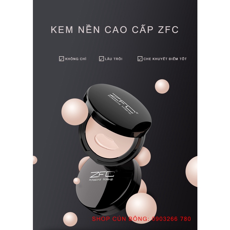 Kem nền ZFC dạng đặc, độ che phủ cao, mỏng nhẹ, lâu trôi