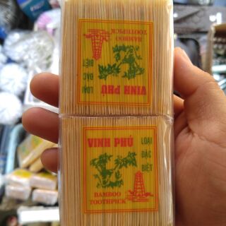 Combo 1 lốc tăm tre Vinh Phú ( 10 tép nhỏ )