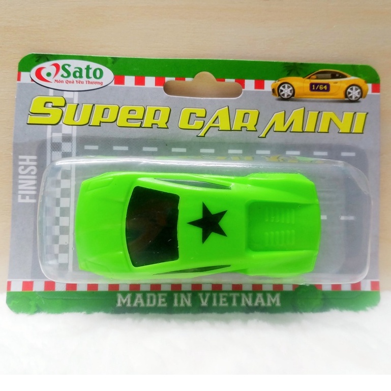 Ô Tô SUPER CAR MINI  (SATO 05) Chạy Đà Bằng Nhựa Cao Cấp