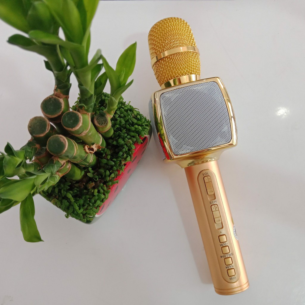 Mic Karaoke SD-16 hàng LOẠI 1  FREE SHIP  Micro hát karaoke blutooth, âm thanh chuẩn, loa to, nhiều màu