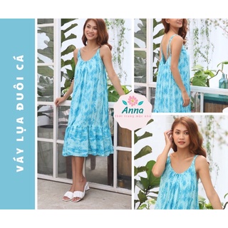 Váy đuôi cá chata cotton lụa cực xinh