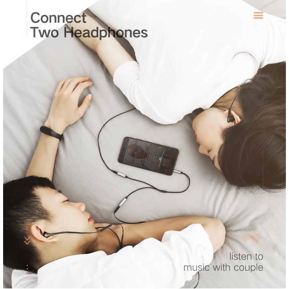Dây Audio 3.5mm đực chia 2 cổng 3.5mm cái  đầu nhôm dài 20cm UGREEN AV123 - BH 18T Đổi Mới