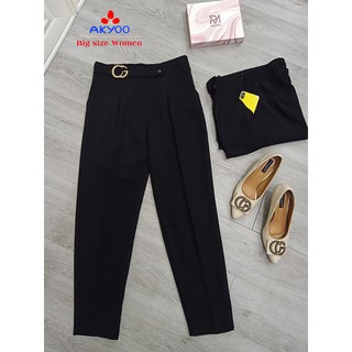 Quần âu big size nữ ( hình thật )