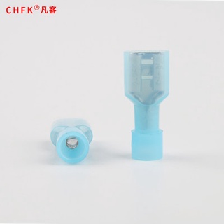 Nylon nguyên vật liệu cách điện kết nối dây điện lạnh FDFN2-250 kết nối đầu cuối 6.3 chèn 500 chỉ