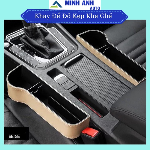 Khay Đựng Đồ Đa Năng Cắm Khe Ghế Ô Tô, Hộc Để Đồ Cao Cấp Trên Xe Hơi