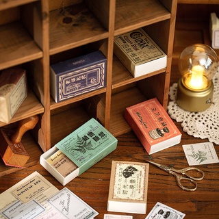 Bộ 60 Miếng Dán Trang Trí Phong Cách Retro