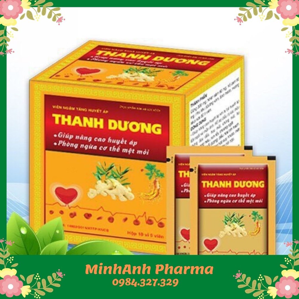Viên ngậm Thanh Dương - Giảm ngay tình trạng tụt huyết áp