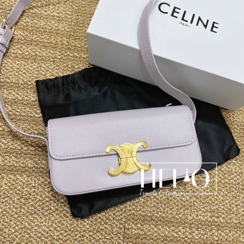 Túi Celine kẹp nách bản mới siêu hot _ Tím nhẹ _ HE265