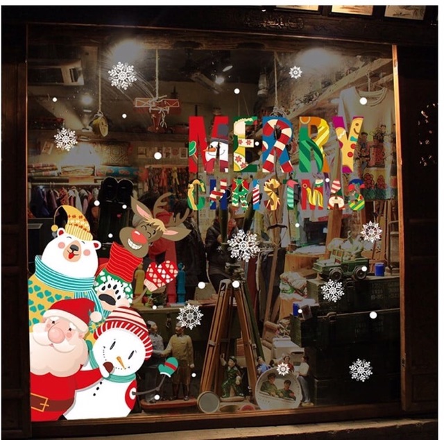 ( Giáng sinh 2021)Decal trang trí Noel mẫu mới( được chọn mẫu) | BigBuy360 - bigbuy360.vn