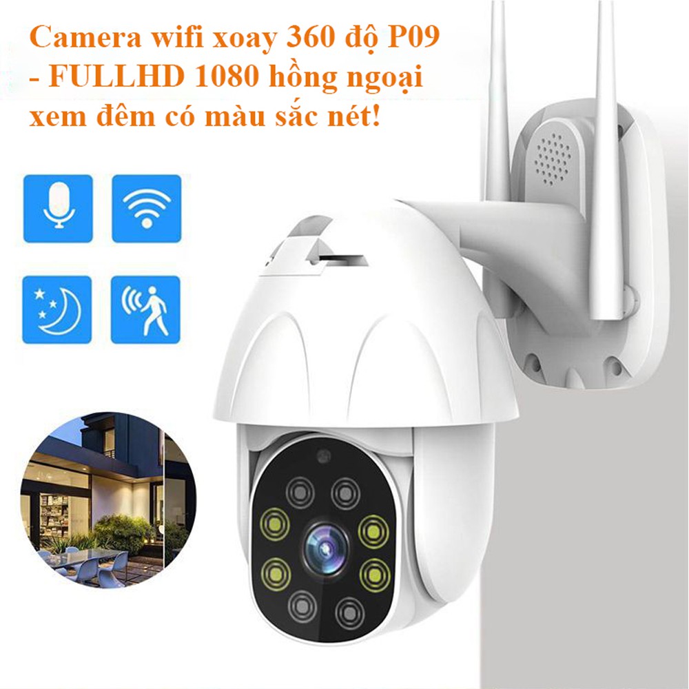 HOT(BẢO HÀNH SẢN PHẨM 3 NĂM- 1 ĐỔI 1 TRONG 7 NGÀY - TẶNG KÈM THẺ 32GB YOOSEE CHÍNH HÃNG) - Camera yoosee ngoài trời PTZ