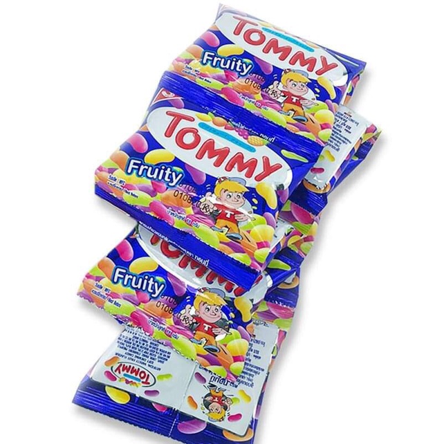[ Kẹo trẻ em ] Combo 5 gói kẹo bi dẻo trái cây Tommy Fruity Thái lan