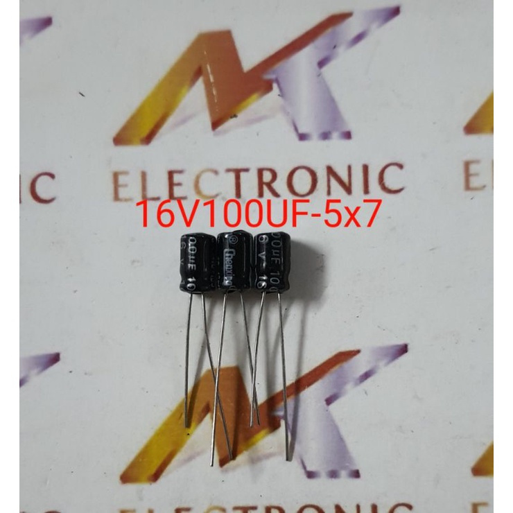 (Combo 10 con)Tụ hóa 16V100UF 16V 1000UF 1000UF16V 5x7mm