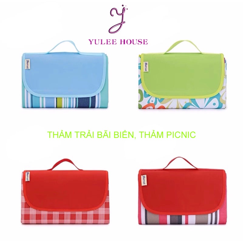 THẢM TRẢI BÃI BIỂN, DU LỊCH, PICNIC CHỐNG THẤM NƯỚC, GẤP GỌN - HÀNG LOẠI 1 - DẦY DẶN