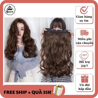 Tóc giả nữ đẹp ❤️freeship❤️ tóc giả kẹp 6 phím _ v45