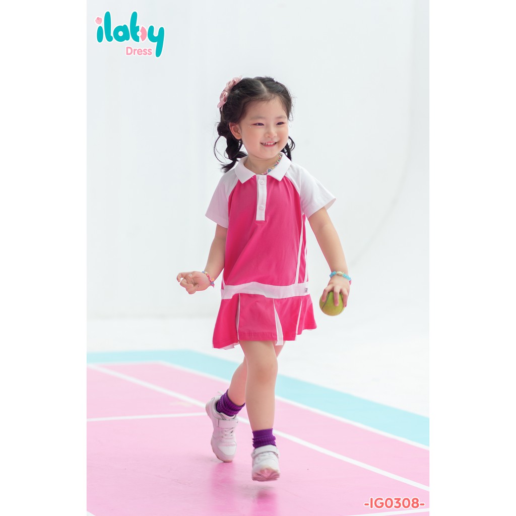 Váy cho bé gái ILABY thiết kế đuôi cá xếp ly [11IG03080721]