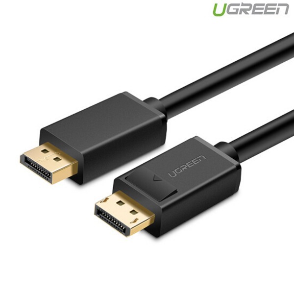 Dây Displayport 2 đầu dương 1,5M hỗ trợ 4K, 3D Ugreen 10245