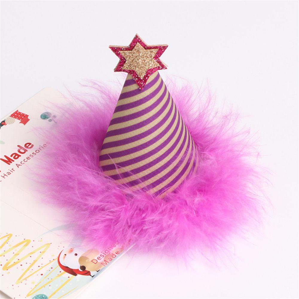 Kẹp Tóc Hình Nón Giáng Sinh Năm Mới Vui Nhộn