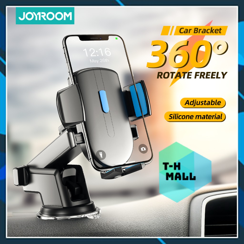 Giá đỡ điện thoại JOYROOM xe hơi xoay 360 độ dành cho các dòng điện thoại màn hình 4-6.7 inch