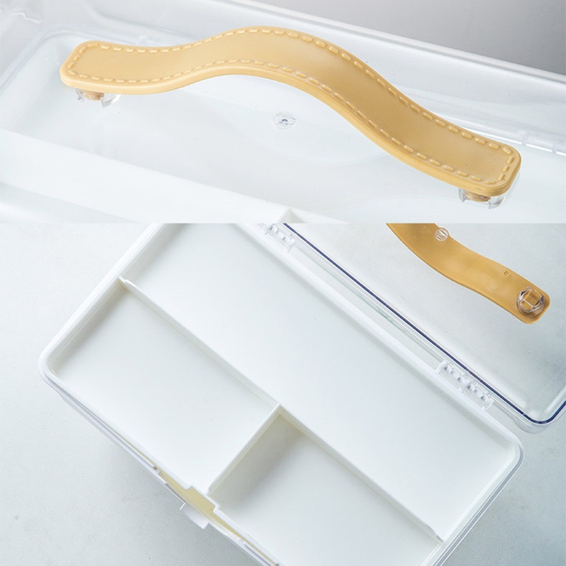 Hộp Đựng Mỹ Phẩm Để Bàn Hai Tầng Bằng Nhựa Sức Chứa Lớn Chống Bụi