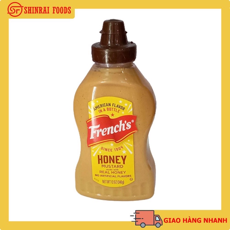 Sốt FRENCH’S Honey Mustard 12oz ( ăn kiêng, eat clean)