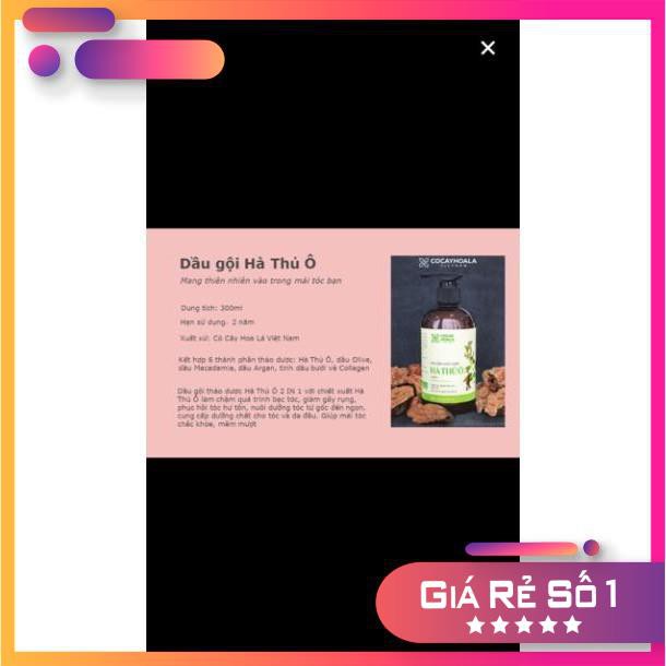 Dầu gội thảo dược hà thủ ô 2 in 1 cỏ cây hoa lá 300ml | BigBuy360 - bigbuy360.vn