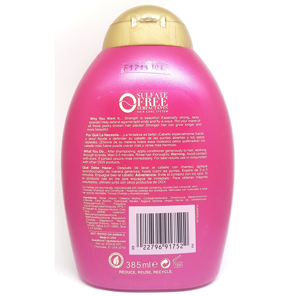 Dầu Xả Conditioner OGX Anti breakage Keratin Oil 385ml của Mỹ