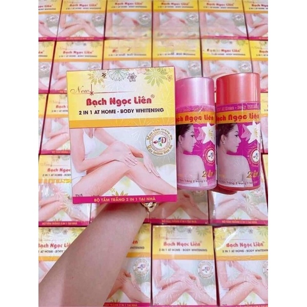 Bộ Tắm Trắng Bạch Ngọc Liên- Tắm trắng bạch ngọc liên 2 trong 1 tại nhà