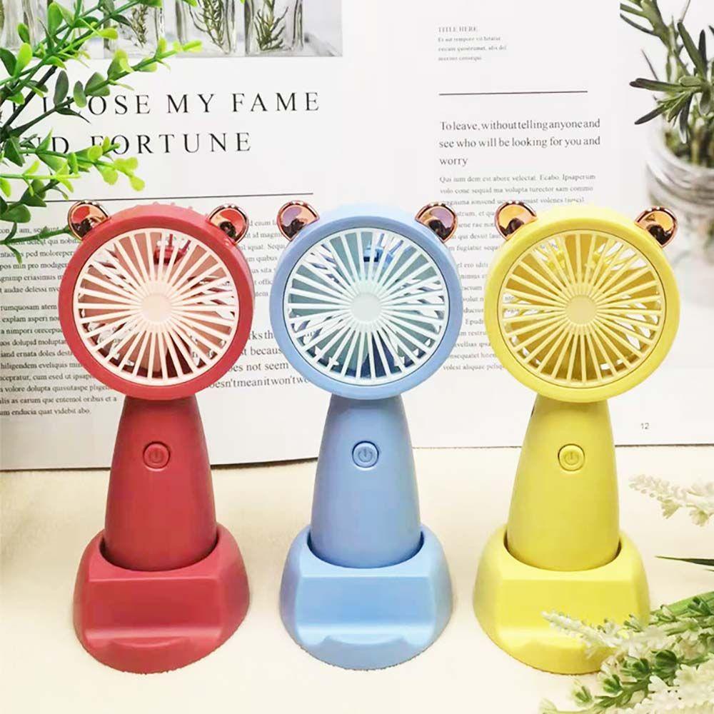 Quạt Mini Cầm Tay Để Bàn Không Ồn Tiện Dụng