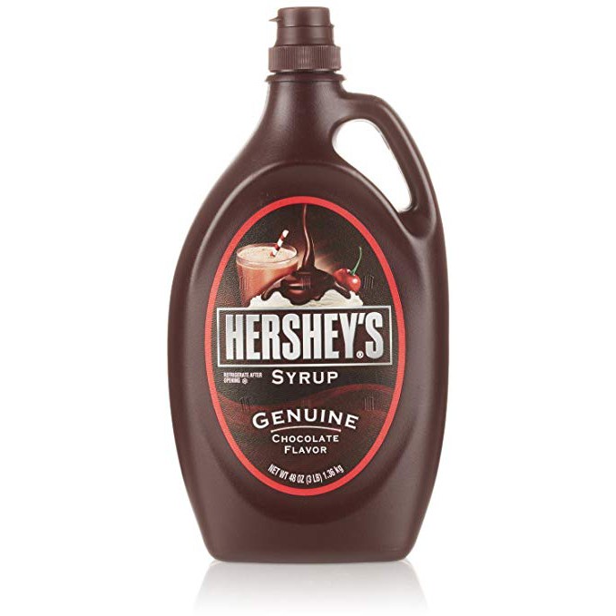 Sốt socola HERSHEY chai to 1,36kg hàng date mới