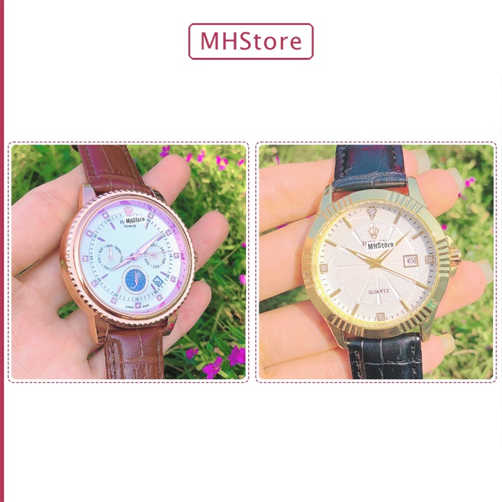 Đồng hồ nam RL 9261 dây da cao cấp chính hãng, tích hợp có lịch ngày, đẹp giá rẻ sang trọng [Tặng thêm pin] | BigBuy360 - bigbuy360.vn