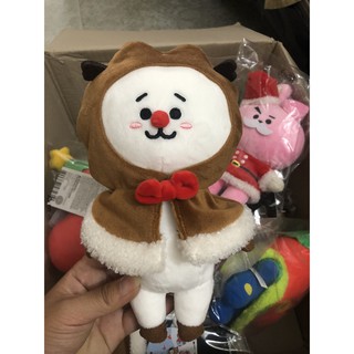 standing doll BT21 giáng sinh officail