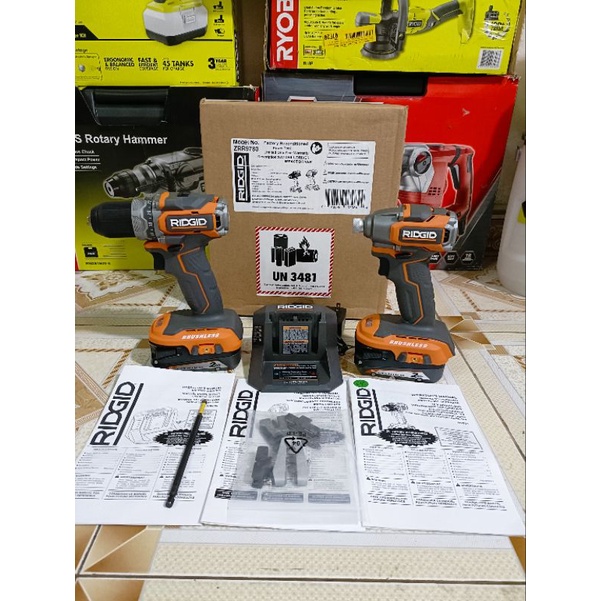 COMBOR KHOAN VÍT RIDGID SUB COMPACT 18V